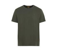 camel active Men's Herren Basic Kurzarm T-Shirt mit Rundhalsausschnitt Grün, Menswear-m, Green, M