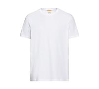 camel active Men's Herren Basic Kurzarm T-Shirt mit Rundhalsausschnitt Weiß, Menswear-XXL, White