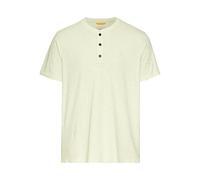 camel active Men's Herren Kurzarm Henley aus Organic Cotton Grün, Menswear-5xl Shirt, Green, 5XL
