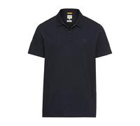 camel active Men's Herren Kurzarm Poloshirt aus Organic Cotton Dunkelblau, Menswear-l Polo Shirt, darkblue, L