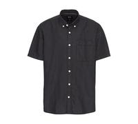 camel active Men's Herren Kurzarmhemd aus Einem Baumwoll-leinenmix Dunkelblau, Menswear-3xl T-Shirt, darkblue, 3XL