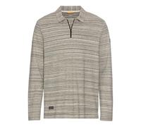 camel active Men's Herren Langarm Poloshirt mit Cooling Effekt Creme, Menswear-XL Polo Shirt, Cream