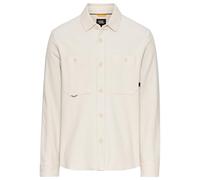 camel active Men's Herren Overshirt aus Reiner Baumwolle Beige, Menswear-3xl Shirt, 3XL