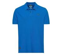 camel active Men's Herren Pique Kurzarm Poloshirt in Regular Fit aus Reiner Baumwolle Blau, Menswear-4xl Polo Shirt, Blue, 4XL