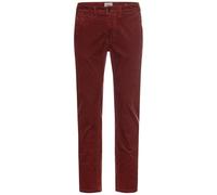 camel active Men's Herren Slim Fit Cord Chino Ziegelrot, Menswear-38/30 Trouser, Brick red, 38 W/30 L
