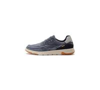 camel active Men's Herren Sneaker aus Canvas mit Lederapplikationen Dunkelbau, Menswear-42 Snow Shoe, Dark Construction, 8 UK