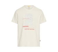 camel active Men's Herren T-Shirt aus Organic Cotton Beige, Menswear-m