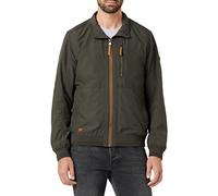 camel active Men's Jacke Jacket, Green (Dark Olive 06), Medium (Herstellergröße: 50)