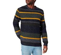 camel active Men's 409543/6k23 Sweater, Blue-Olive, XXXL