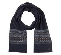 Camel Active Men's Knit Scarf Wool Blue 6V53 407530 48 Dark Navy