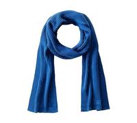 camel active Men's 407470/2v47 Knitted Scarf, Blue, One Size