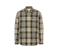 Camel Active Men's Long Sleeve Shirt Green Checked 6S17 409117 34 Mossstone