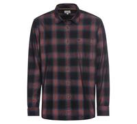 camel active Men's Long-Sleeved Shirt Made of Pure Cotton, Brick red, L