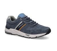 camel active men's low sneakers, men half shoes, interchangeable footbed, Blue Grey 602, 13.5 UK
