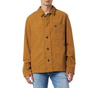 camel active Men's Modern Cord Overshirt Casual Blazer, Beige, 3XL