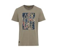 camel active Men's 409745/1t17 T-Shirt, Khaki, S