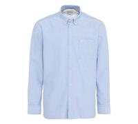 camel active Men's Herren Oxford Hemd aus Zertifiziertem Organic Cotton Hellblau, Menswear-m Shirt, lightblue, M