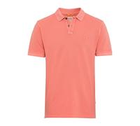 camel active Men's Pique Polo Shirt Pure Cotton, Light red, 5XL