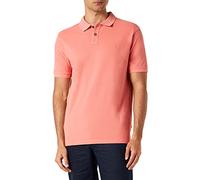camel active Men's Basic piqué Polo T-Shirt Made of Pure Cotton, Light red, S