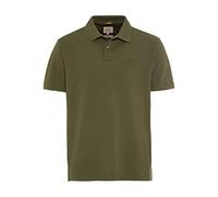 camel active Men's Herren Piqué Poloshirt aus Reiner Baumwolle Olivgrün, Menswear-s T-Shirt, Olive Green, S