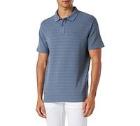 camel active Men's Herren Kurzarm Poloshirt aus Reiner Baumwolle Blau, Menswear-XL Polo Shirt, Blue