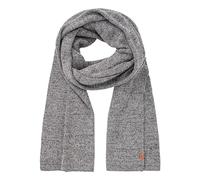 camel active Men's Pure Cotton Knitted Scarf, gray, One Size