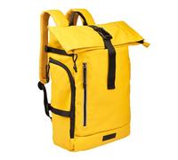 camel active Men's Recycled Nylon Rolltop Backpack, Yellow, Menswear-L, yellow, L, Rucksack