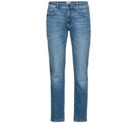 camel active Men's Regular Fit Houston Stretch Jeans, Medium Blue, Menswear-35/30, Bleach Blue, 35 W/30 L