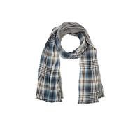 Camel Active Men's Scarf Cloth Blue Gray Checked 6V22 407220 88 Asphalt