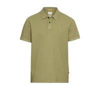camel active Men's Short Sleeve Cotton Polo Shirt, Dark Green, S