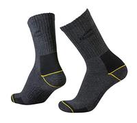 camel active Men's Sock 'Boot', 2 Pairs, Opaque, Grey (Anthracite Blend), 43-46