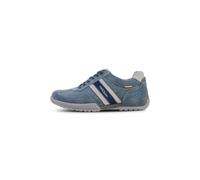 camel active Men's Split Leather Trainers with Microfibre Elements, Blue Multi 606, 10 UK