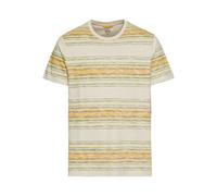Camel Active Men's T-Shirt Beige Yellow Striped 5T53 409700 65 Sunflower
