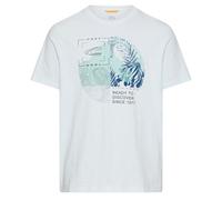 Camel active Mens T-Shirt Print 409700 7T17 Airy Blue Regular Fit