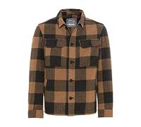 camel active Men's Wool Blend Indoor Jacket, Grey-Rust, 42R