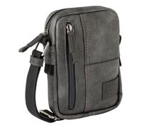 camel active Men's Laos Shoulder Bag, black, 13x3x19, 004066