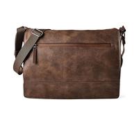 camel active Traces Messenger Leather 38.5 cm Laptop compartment brown