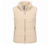 camel active Women Teddy Vest Stand Collar Regular Fit 8F21 360780 26 Oak Beige