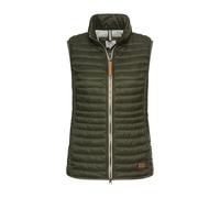 camel active Women's 360460-9e50 Women's jacket (pack of 1) | Windproof and water-repellent quilted vest with stand-up collar and 2-way zip - down-free