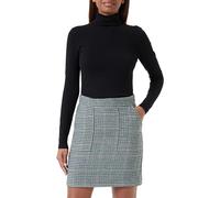 camel active Women's 392150/2F97 Skirt, Check Pine Olive,