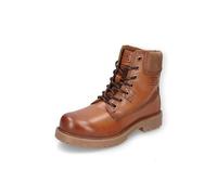 camel active Women's Damen Schnürboots aus Echtem Rindsleder Cognac, Womenswear-39 Fashion Boot, 6 UK