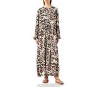 camel active Women's Dress, Multicolour All-Over Print, L
