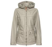 camel active Women's Lightweight Jacket Made of Pure Cotton in Vintage Look, Green (sage), 8