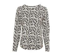camel active Women's Long-Sleeved Shirt Made of Organic Cotton T, Multicoloured, Large