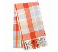camel active Womens Scarf 307470 8V47 53 Pumpkin Check Orange Tartan