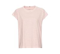 camel active Women's Damen Ringelshirt aus Zertifiziertem Organic Cotton Rot, Womenswear-xs T-Shirt, red