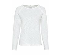 Camel Active Womenswear Women's T-Shirt 1/1 ARM T-Shirt, Weiß, L