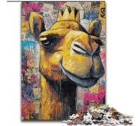 Camel Art 1000 Piece Jigsaw Puzzles for Adults & Teens, Toy Intellectual Game Artists Collection, Fine Art (26x38cm)