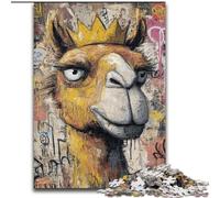 Camel Art 1000 Pieces Jigsaw Puzzle for Adults& Teens, Challenging Game And Family Play Artists Collection, Fine Art for Age 14 Years Up (26x38cm)