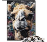 Camel Art Jigsaw Puzzles for Adults 1000 Pieces, Brain Intelligence Challenge Addictive Toys Birthday Gifts for Age 14+ (26x38cm)